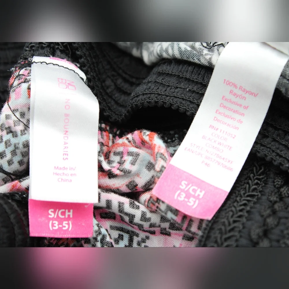 Women’s Size Small (3–5) 3pc Boho Shorts Set - Picture 2 of 3